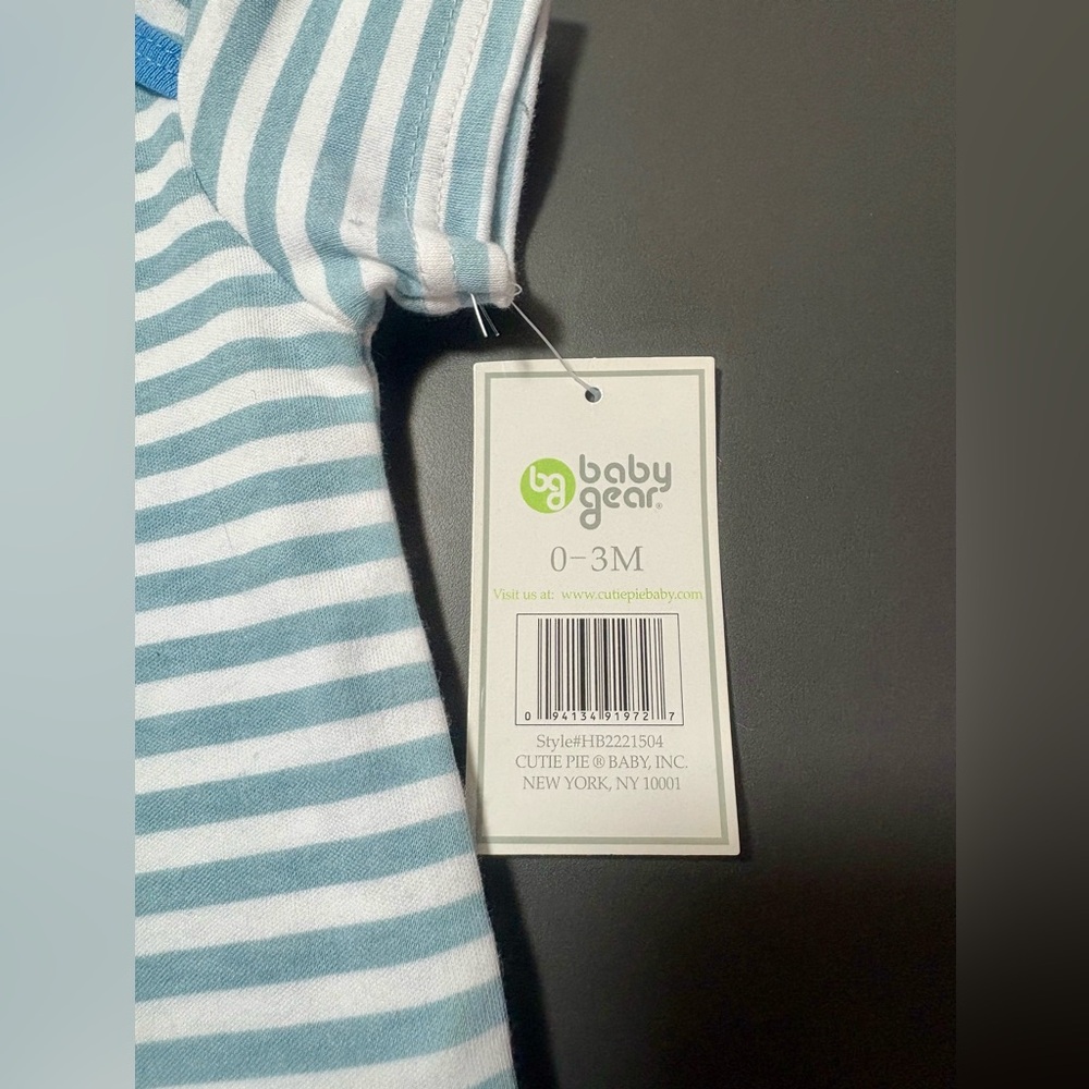 BABY GEAR 3 Pk Cotton Short Sleeve One-Piece Bodysuits - Picture 5 of 7